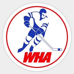 Retro Hockey - World Hockey Association - WHA Seventies Ice Hockey Sticker